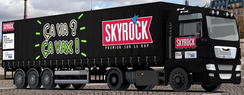 publicité ministère de la santé et skyrock vaxibus